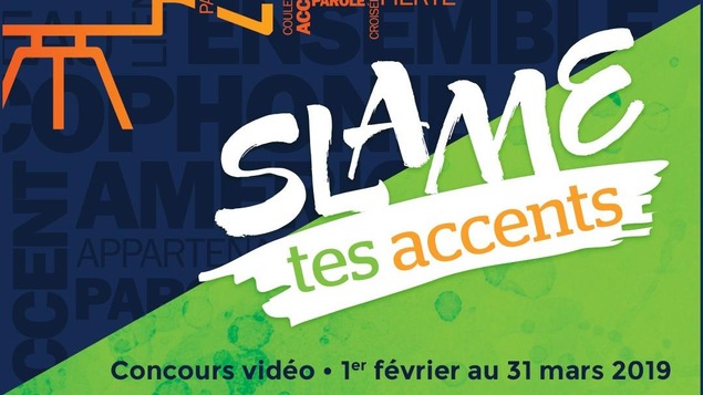 L'affiche de l'édition 2019 du concours Slame tes Accents