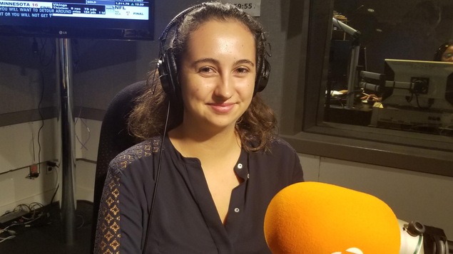 Aliénor Rougeot, activiste de l'environnement dans nos studios à Toronto.