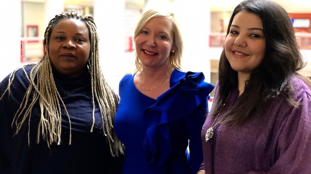 Rose Cathy Handy, Marie-Josée Primeauet Khadija Hajji Laamouri.