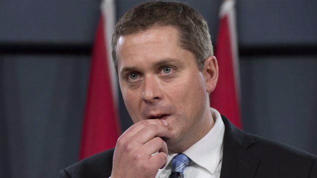 Le chef du Parti conservateur du Canada, Andrew Scheer