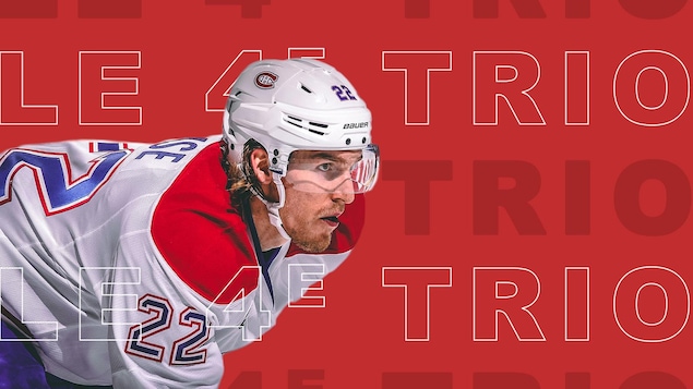 Dale Weise sur fond rouge avec le libellé « Le 4e Trio ».
