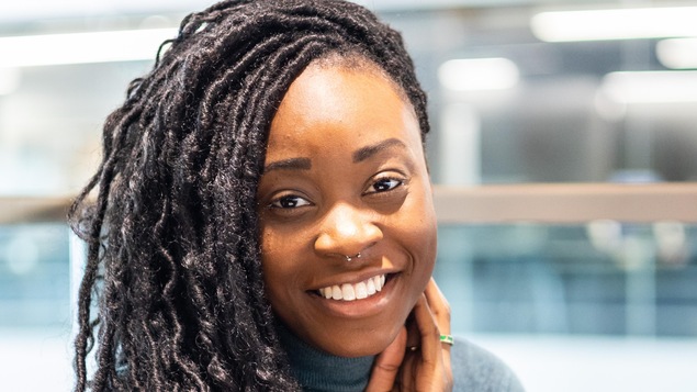 La comédienne et animatrice Schelby Jean-Baptiste.