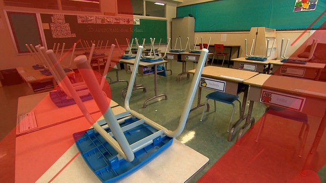 La rentrée scolaire a été perturbée dans les écoles de l’ouest de la région entre Tadoussac et Baie-Comeau en raison d’une tempête hivernale.