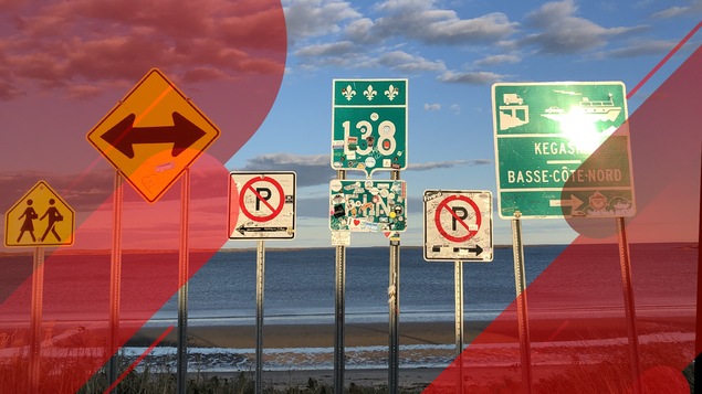 Les panneaux emblématiques indiquant la fin de la route 138 à Kégaska font maintenant partie du patrimoine de tourisme Côte-Nord.