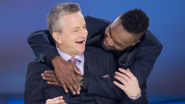 LEs dedux amis sur le plateau des Enfants de la télé LEs dedux amis sur le plateau des Enfants de la télé
