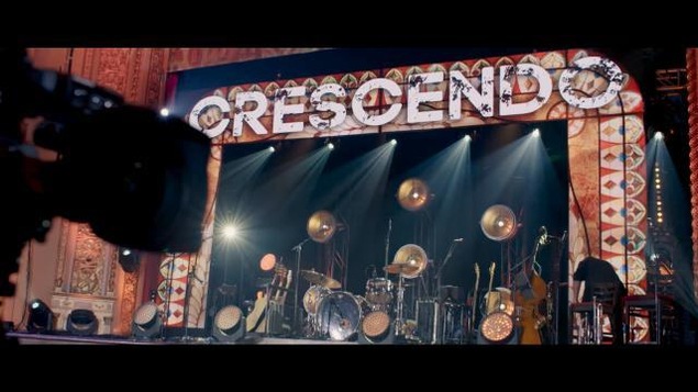 Scène de l'émission Crescendo.