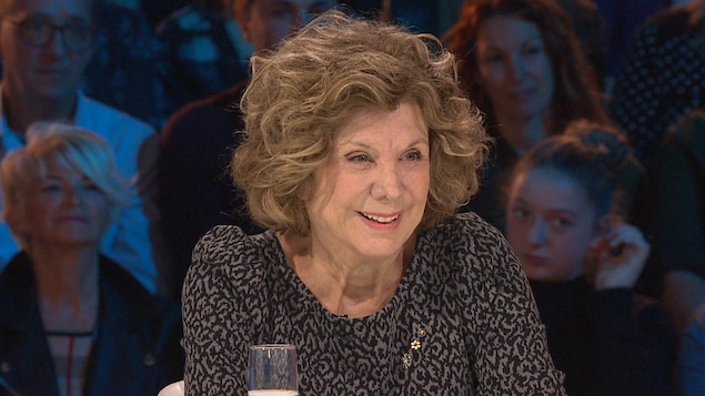 Denise Filiatrault sur le plateau Denise Filiatrault sur le plateau