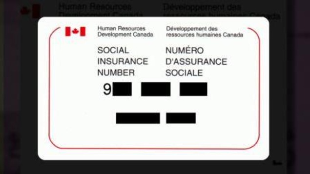 Une carte d'assurance sociale