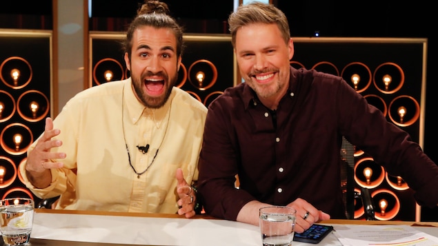 Les deux collaborateurs sur le plateau des Écahngistes Les deux collaborateurs sur le plateau des Écahngistes