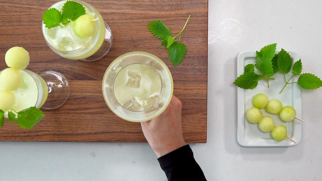 Cocktail Lillet Et Melon Miel Ricardo Ici Radio Canada Ca