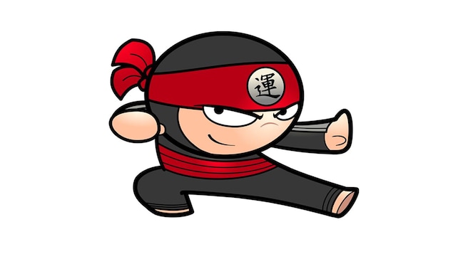 Petit ninja animé