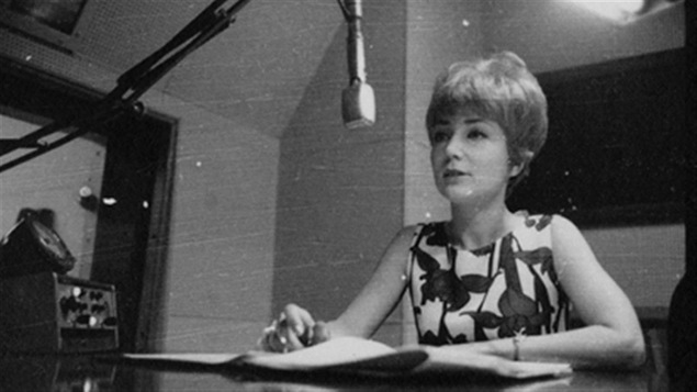 La journaliste Lizette Gervais en 1965