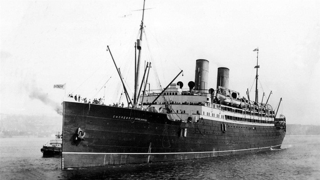Le paquebot Empress of Ireland