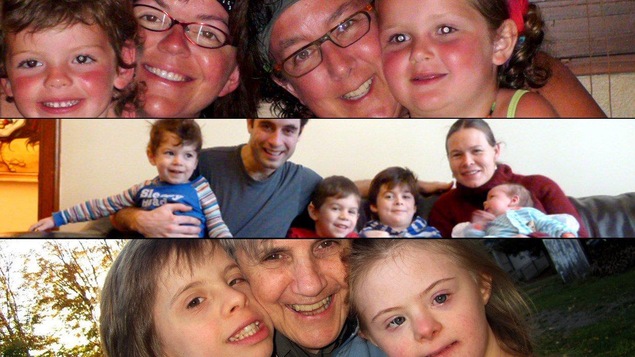 Les intervenants du reportage et leurs enfants