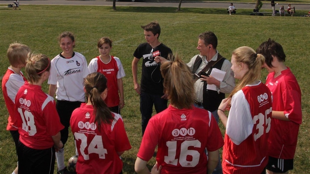 L’équipe de soccer de l’école secondaire Alexander Von Humboldt