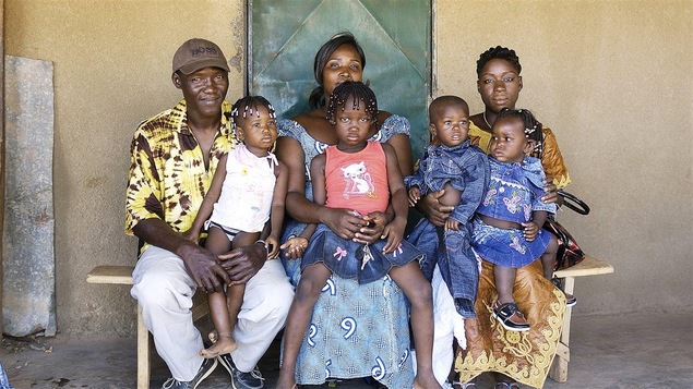 Une famille burkinabé