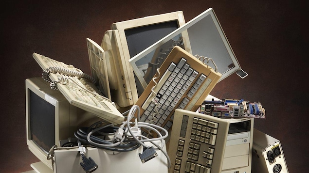 Du matériel informatique désuet