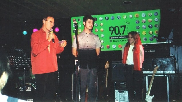 Pierre Lapointe, lauréat du concours Tout nouveau tout show en octobre 2000