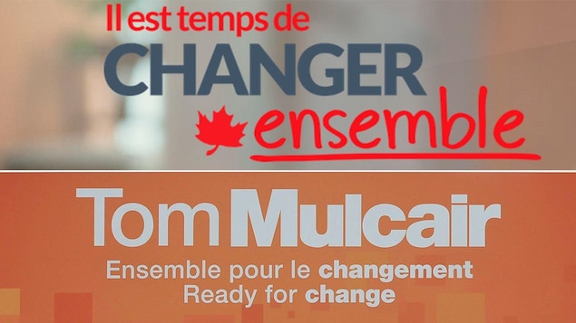 Slogans du Parti libéral du Canada et du NPD
