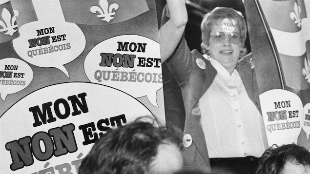 Des partisans du non, le 20 mai 1980