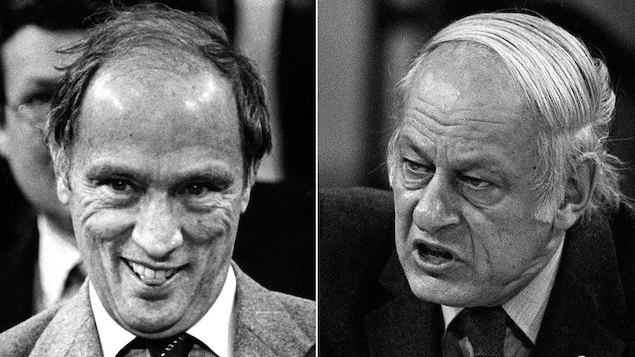 Pierre Elliott Trudeau et René Lévesque, le 5 novembre 1981