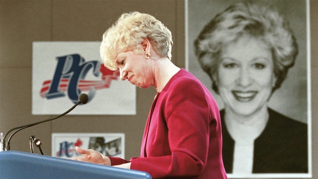 Le discours de défaite de Kim Campbell le soir du 25 octobre 1993