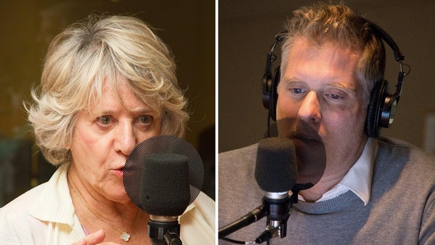 Denise Bombardier et Fred Savard