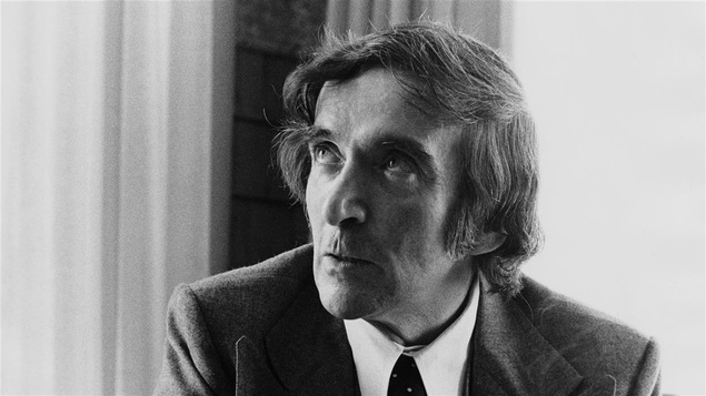 Le dramaturge québécois Marcel Dubé, en 1974