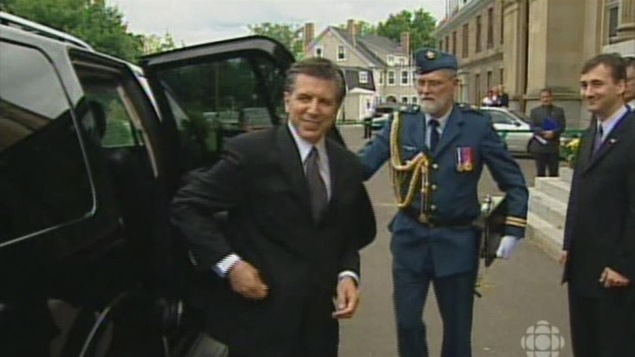 Herménégilde Chiasson en fonction comme lieutenant-gouverneur du Nouveau-Brunswick