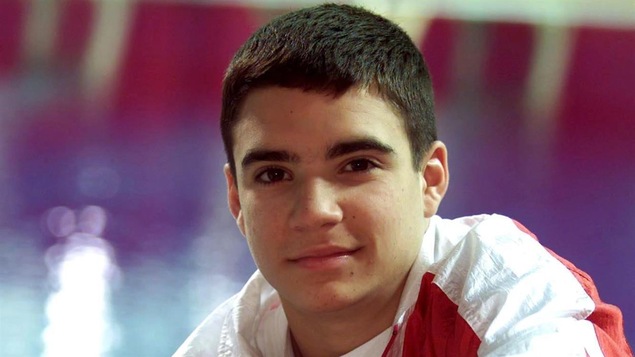 Alexandre Despatie en 2000, alors âgé de 15 ans