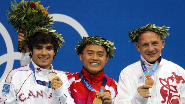 Alexandre Despatie, médaillé d'argent aux Jeux olympiques d'Athènes