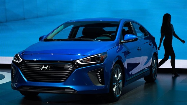 La voiture hybride Ioniq de Hyundai