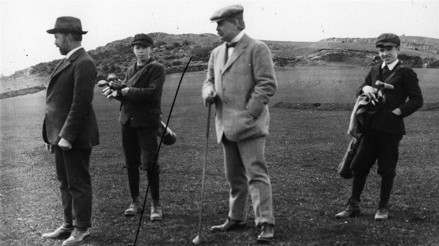 Des golfeurs britanniques vers 1910