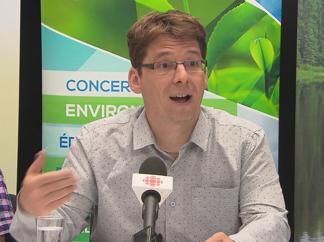 Le directeur général du Conseil régional de l'environnement et du développement durable, Tommy Tremblay Le directeur général du Conseil régional de l'environnement et du développement durable, Tommy Tremblay