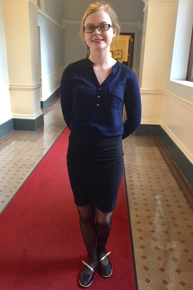 Emma Dreher, participante au Parlement jeunesse francophone de la Colombie-Britannique 2017 Emma Dreher, participante au Parlement jeunesse francophone de la Colombie-Britannique 2017
