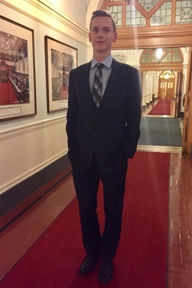 Stéphane Gaudet, participant au Parlement jeunesse francophone de la Colombie-Britannique 2017 Stéphane Gaudet, participant au Parlement jeunesse francophone de la Colombie-Britannique 2017