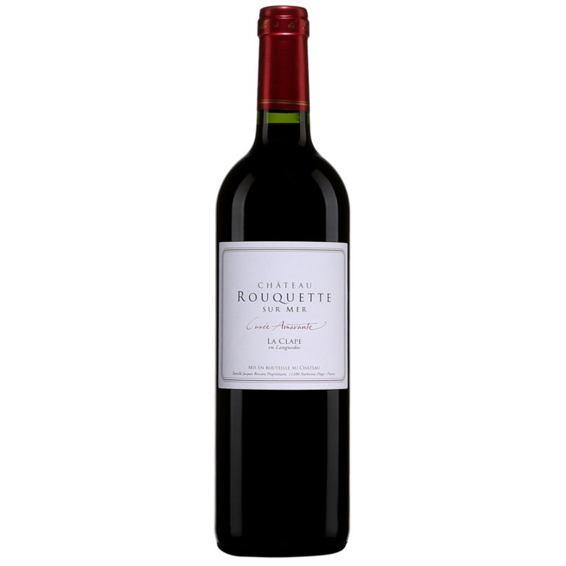 Bouteille de vin rouge Château Rouquette sur mer Cuvée Amarante 2016, 19,70 $. Bouteille de vin rouge Château Rouquette sur mer Cuvée Amarante 2016, 19,70 $.