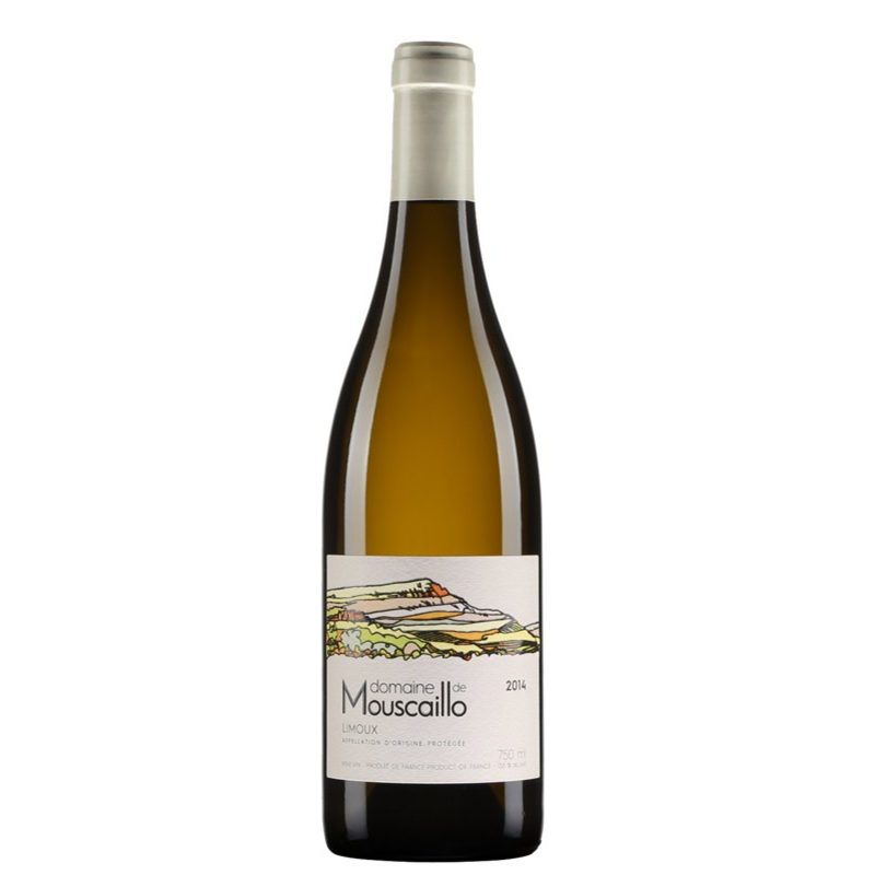 Bouteille de vin blanc Domaine de Mouscaillo 2016, 25,40 $. Bouteille de vin blanc Domaine de Mouscaillo 2016, 25,40 $.