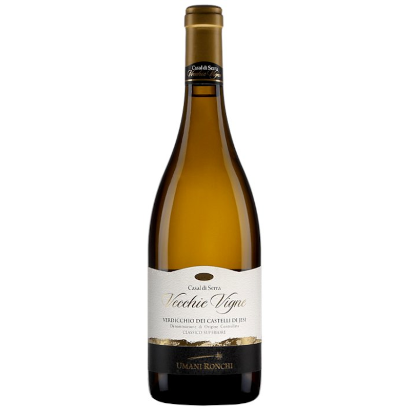 Bouteille de vin blanc Umani Ronchi Casal di Serra Vecchie Vigne 2016, 26,15$. Bouteille de vin blanc Umani Ronchi Casal di Serra Vecchie Vigne 2016, 26,15$.