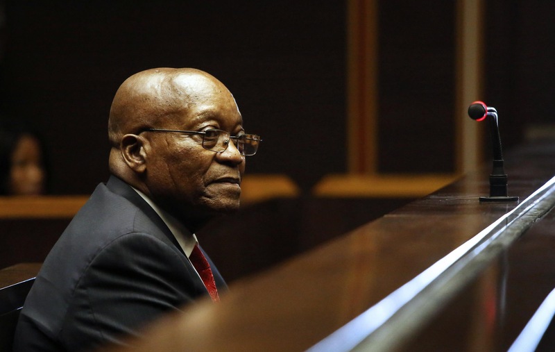 Jacob Zuma comparaît devant la Haute Cour de Pietermaritzburg le 27 juillet 2018.