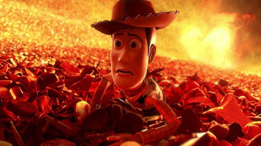 Le cowboy au-dessus d'un incinérateur Le cowboy au-dessus d'un incinérateur