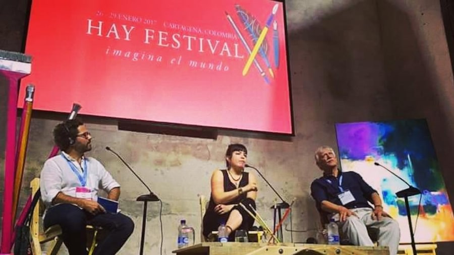 Natasha Kanapé Fontaine au Hay Festival en Colombie Natasha Kanapé Fontaine au Hay Festival en Colombie