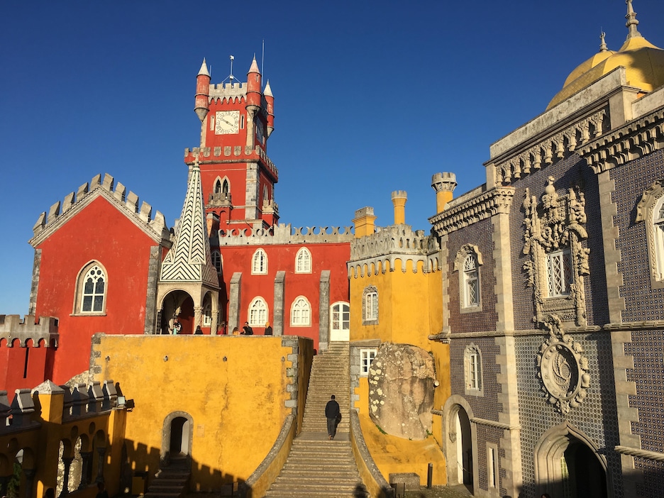 Le palais national de Pena, à Sintra, au Portugal Le palais national de Pena, à Sintra, au Portugal