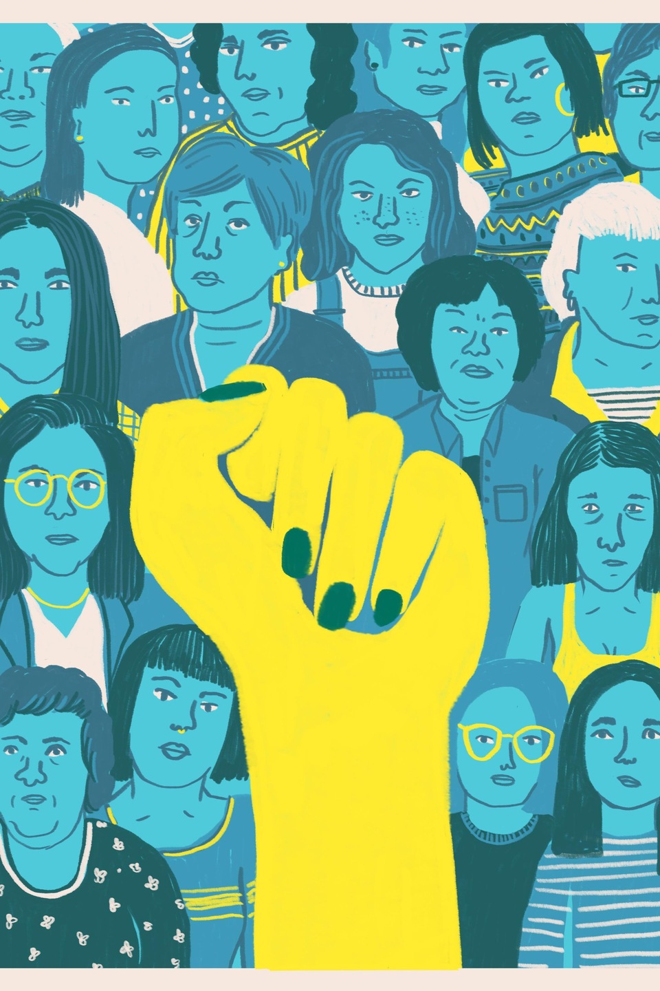 Un point fermé comme symbole de solidarité avec les femmes autochtones. Un point fermé comme symbole de solidarité avec les femmes autochtones.