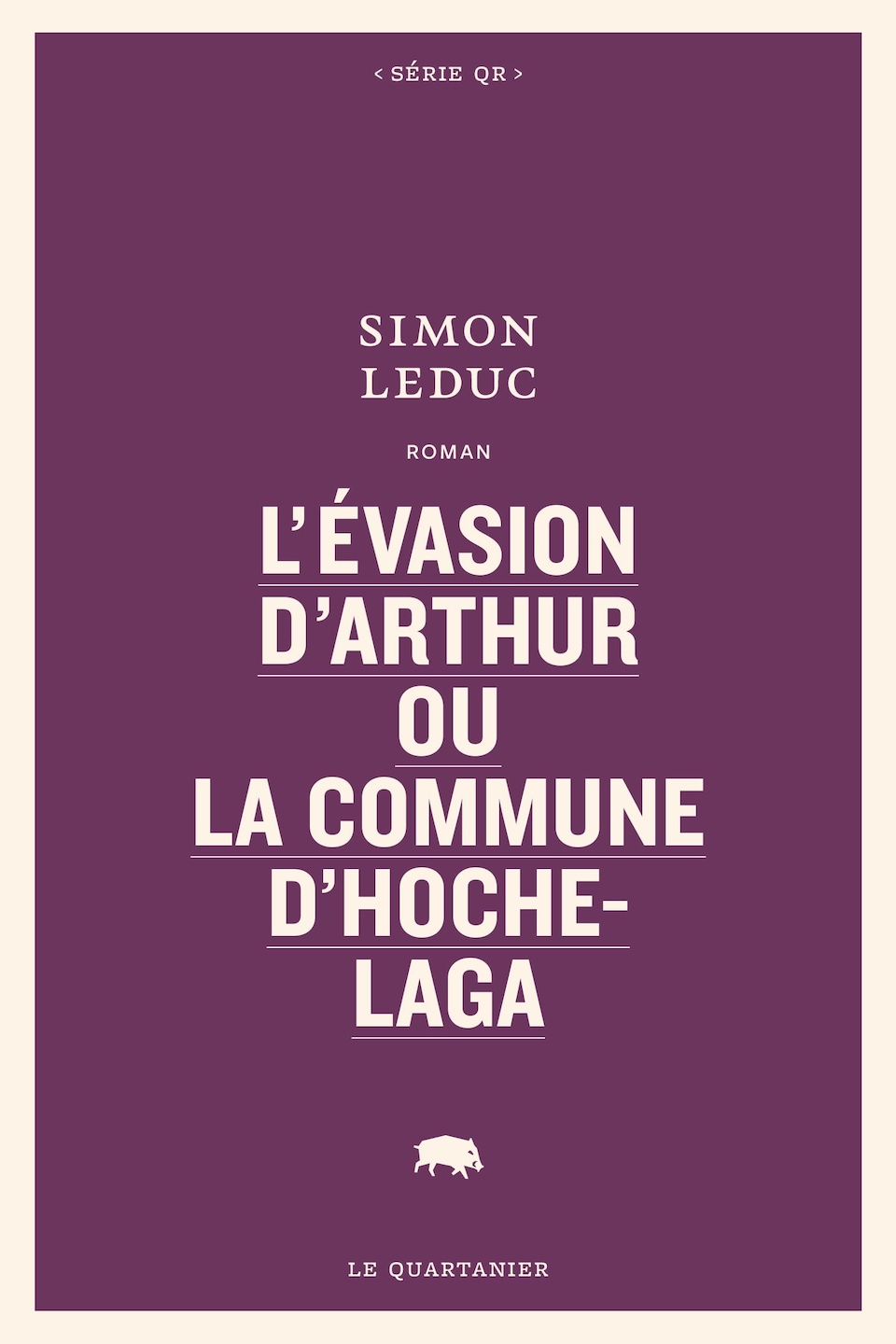 La couverture mauve d'un livre. La couverture mauve d'un livre.